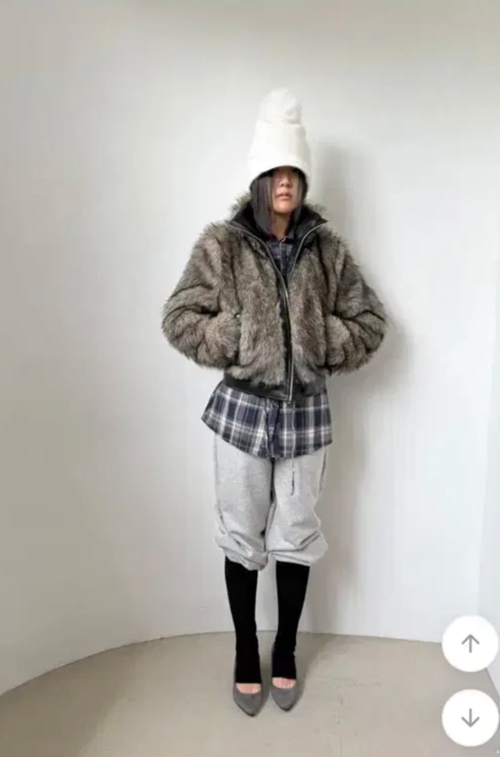 페이크 퍼 숏 자켓 상품이미지1