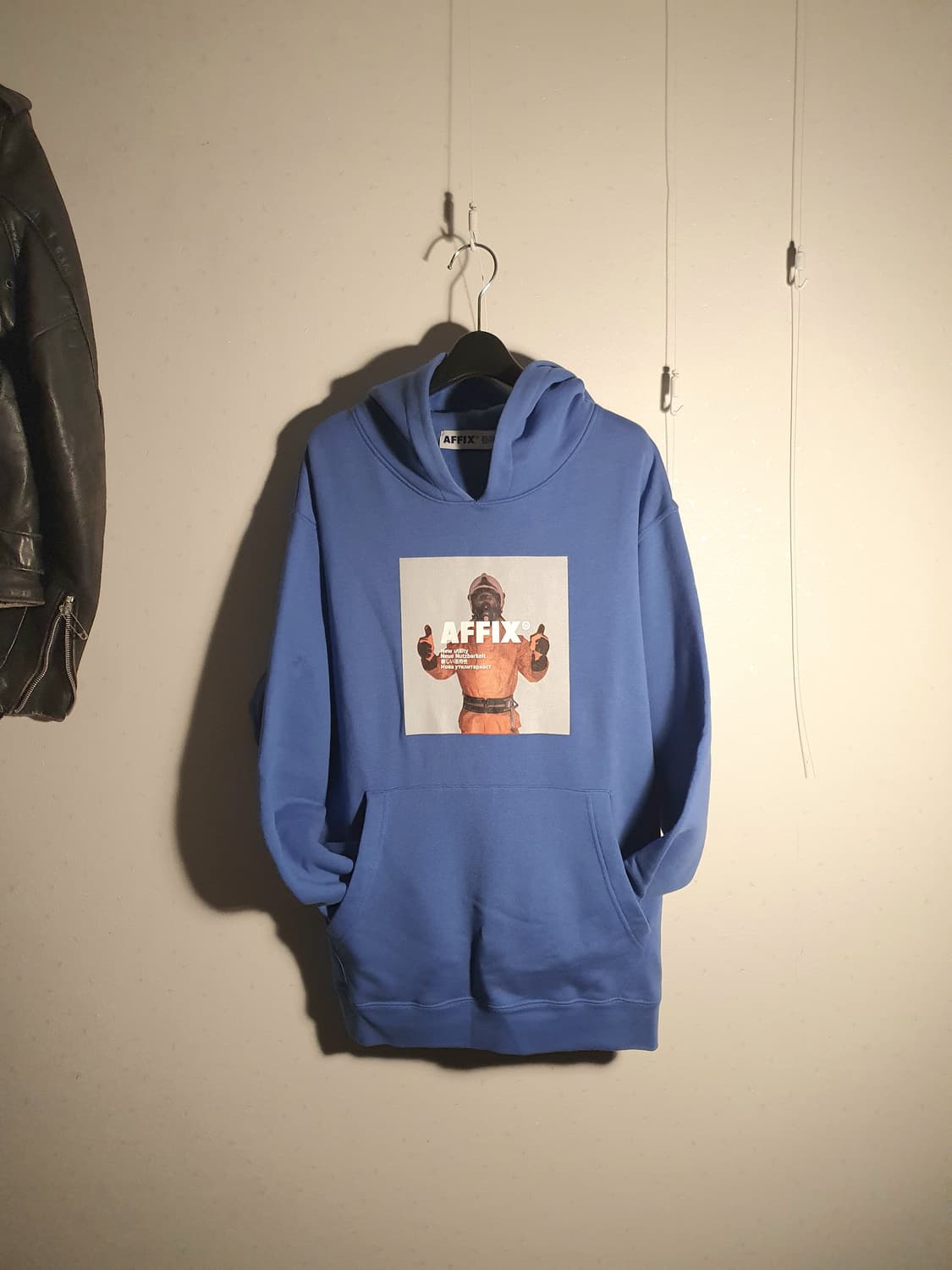 AFFIX fireman blue hoodie 상품이미지1