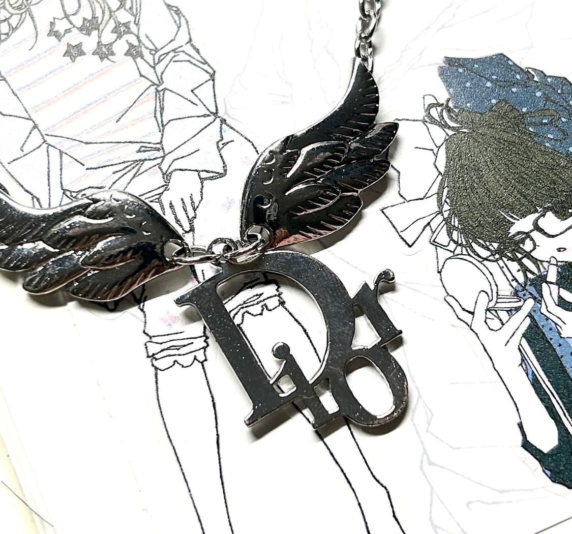 디올 날개 윙 펜던트 로고 목걸이 디올목걸이 빈티지 구제 상품이미지2