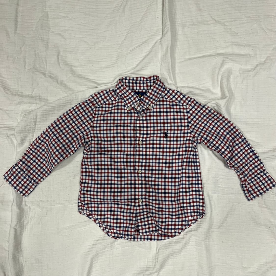 폴로 Ralph Lauren 베이비 클래식 체크 셔츠 3T (100) 상품이미지1