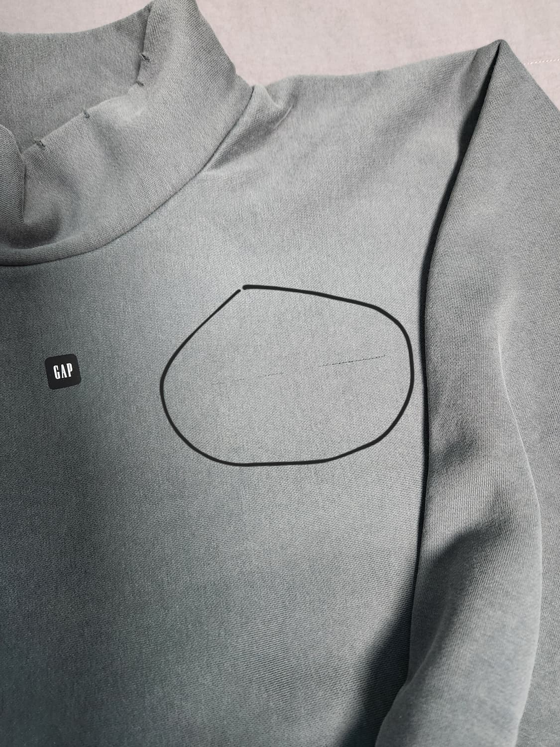 이지갭 하이넥 스웨터 블랙 M 상품이미지3