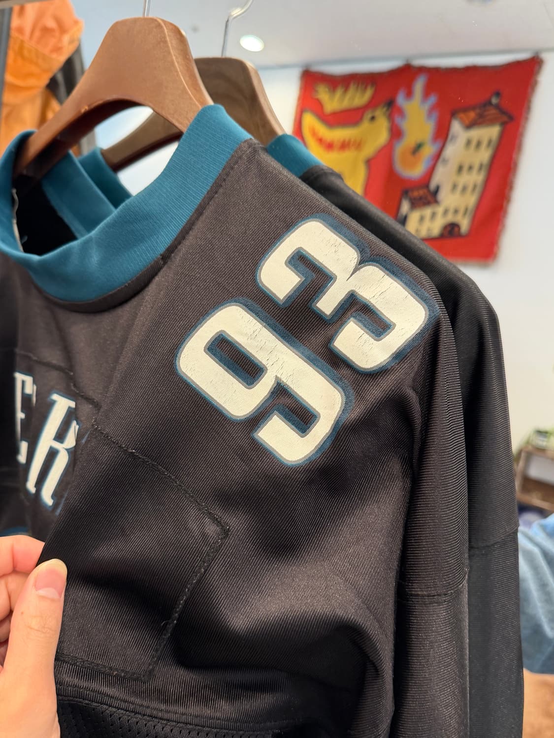 Reebok 리복 NFL 필라델피아 이글스 No.93 풋볼 저지 상품이미지8