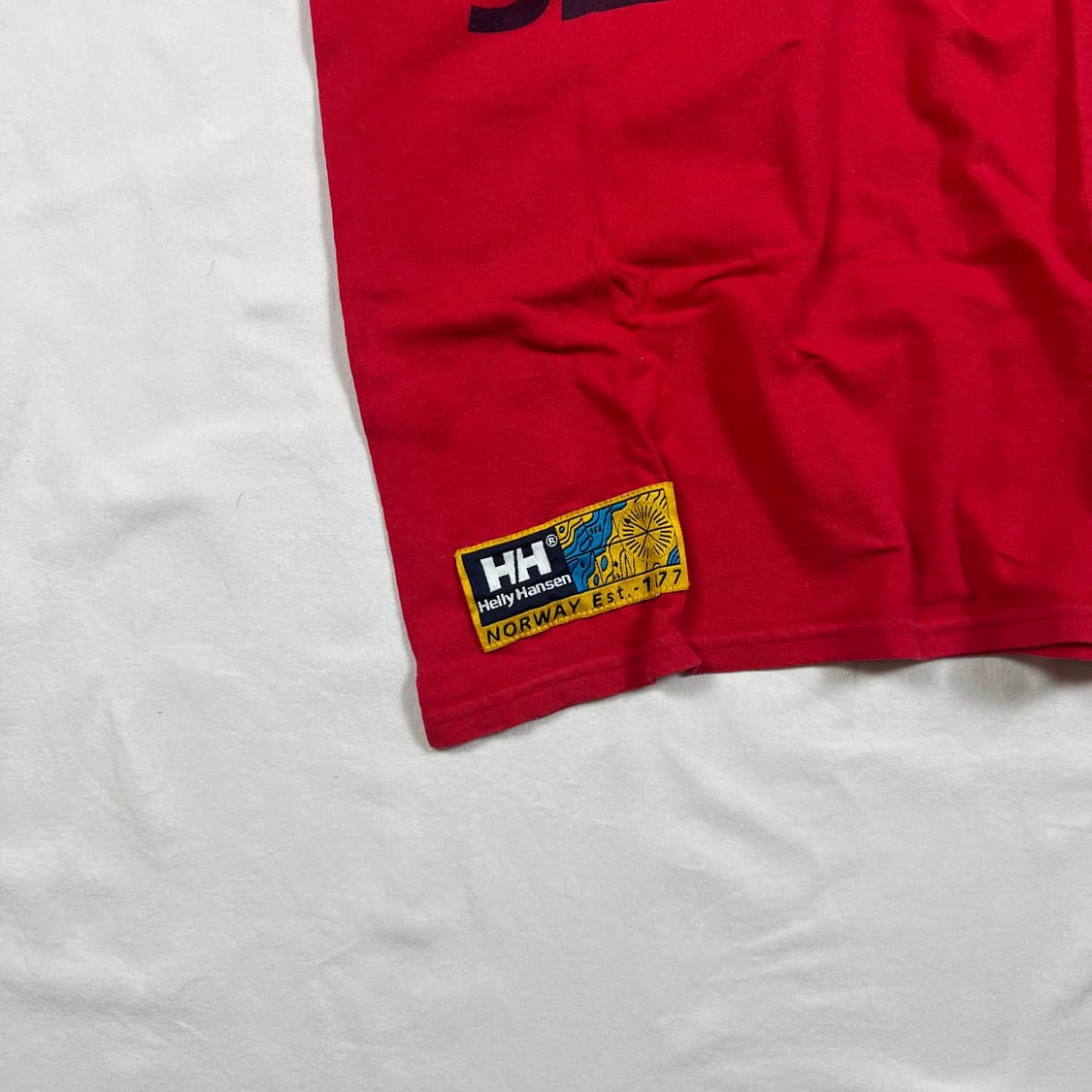 90‘s 헬리한센 sea gear hh 로고 반팔티 상품이미지4