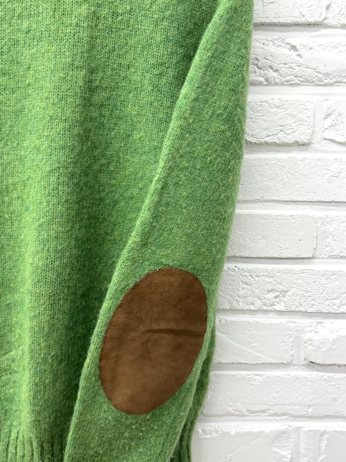 폴로 그린 암패치 니트  상품이미지5