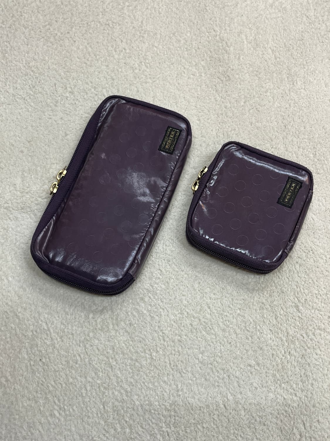 Porter 포터 도트 장지갑 퍼플 상품이미지2