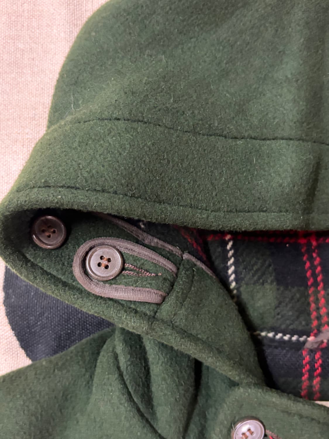 빈티지 글로버올 더플코트 그린 44사이즈 상품이미지5