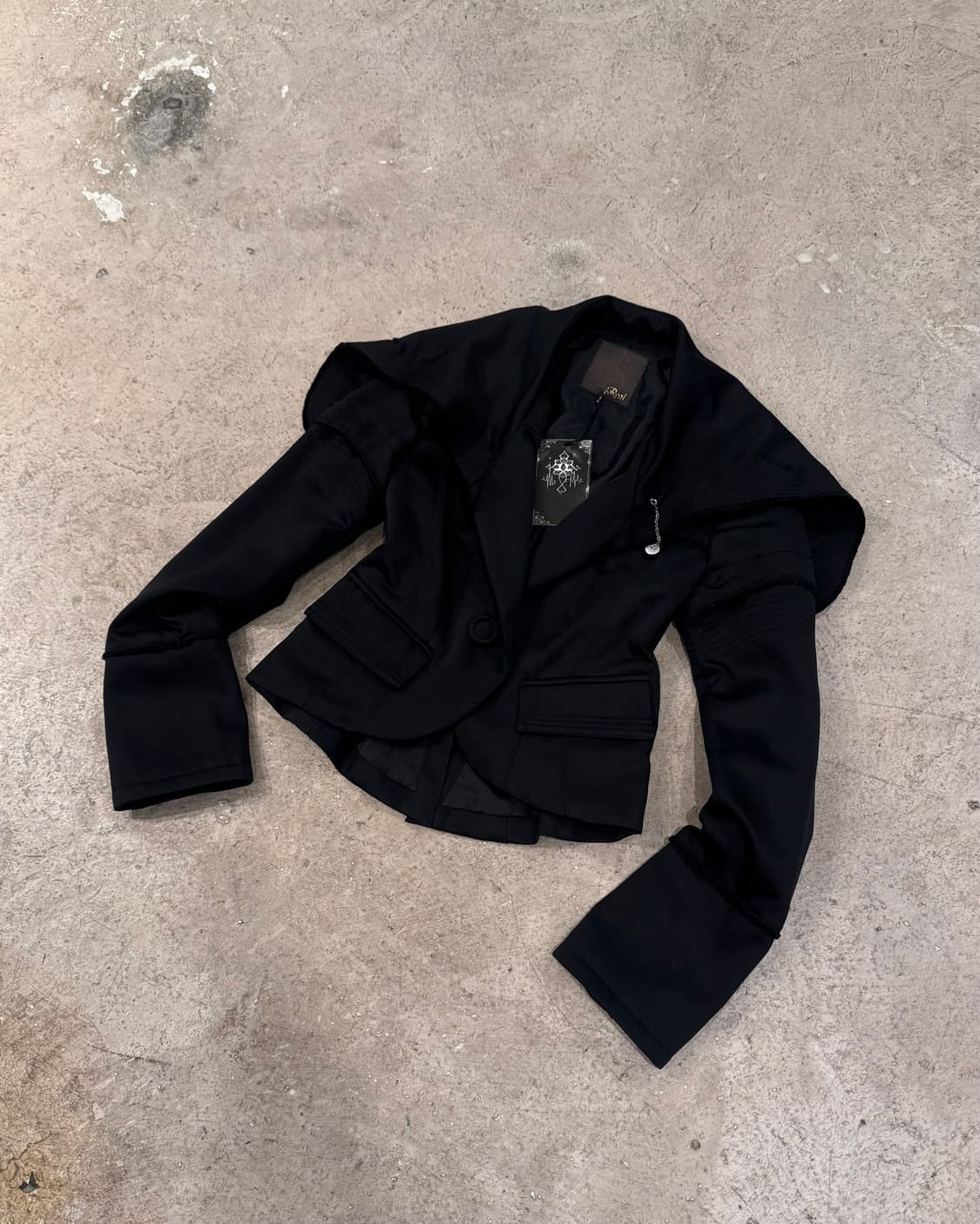 세일러 카라 레이온 자켓 상품이미지2