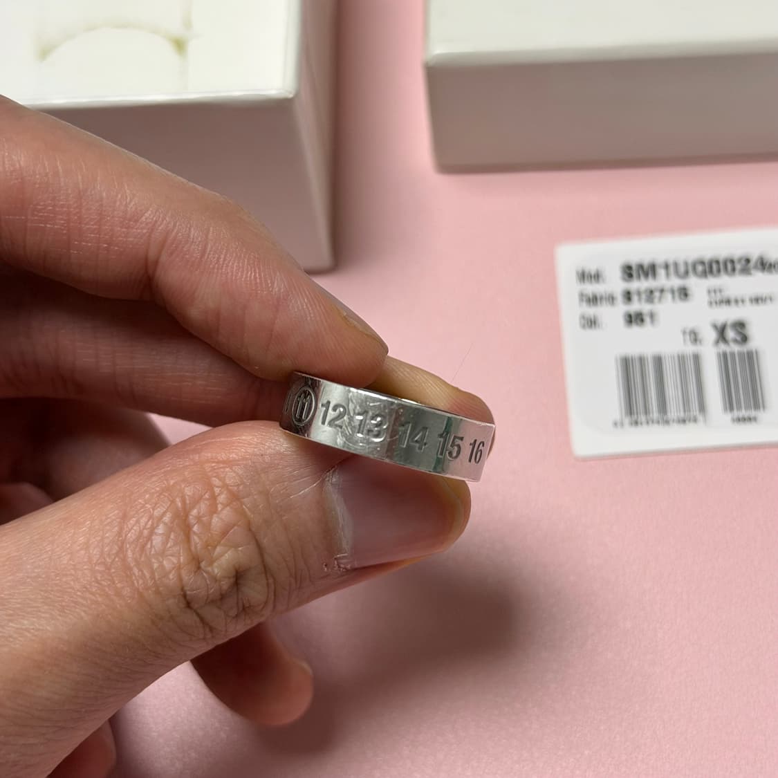 [XS] 메종 마르지엘라 넘버링 반지 상품이미지2