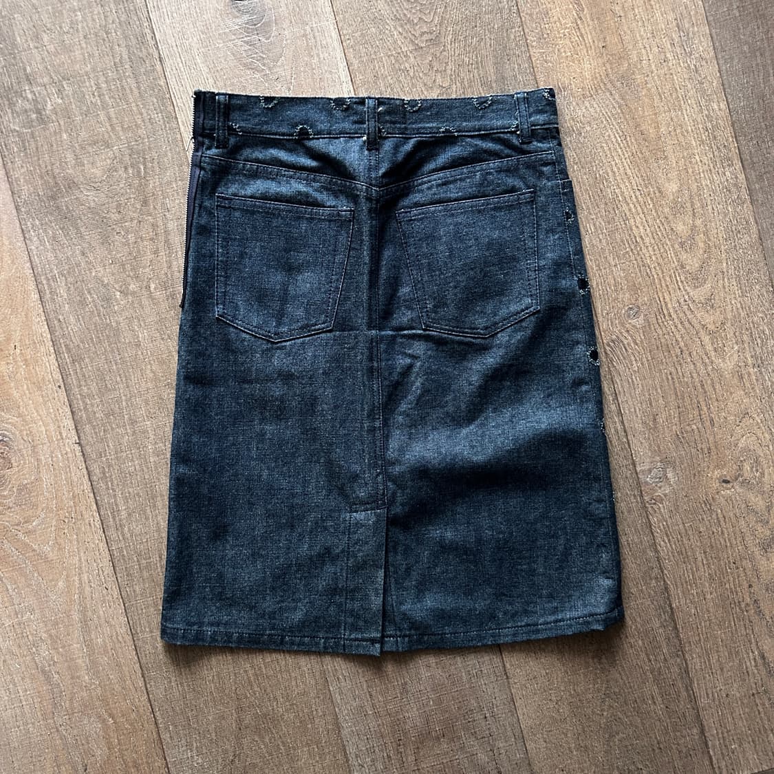 Needlepoint Dot Denim Skirt 상품이미지8