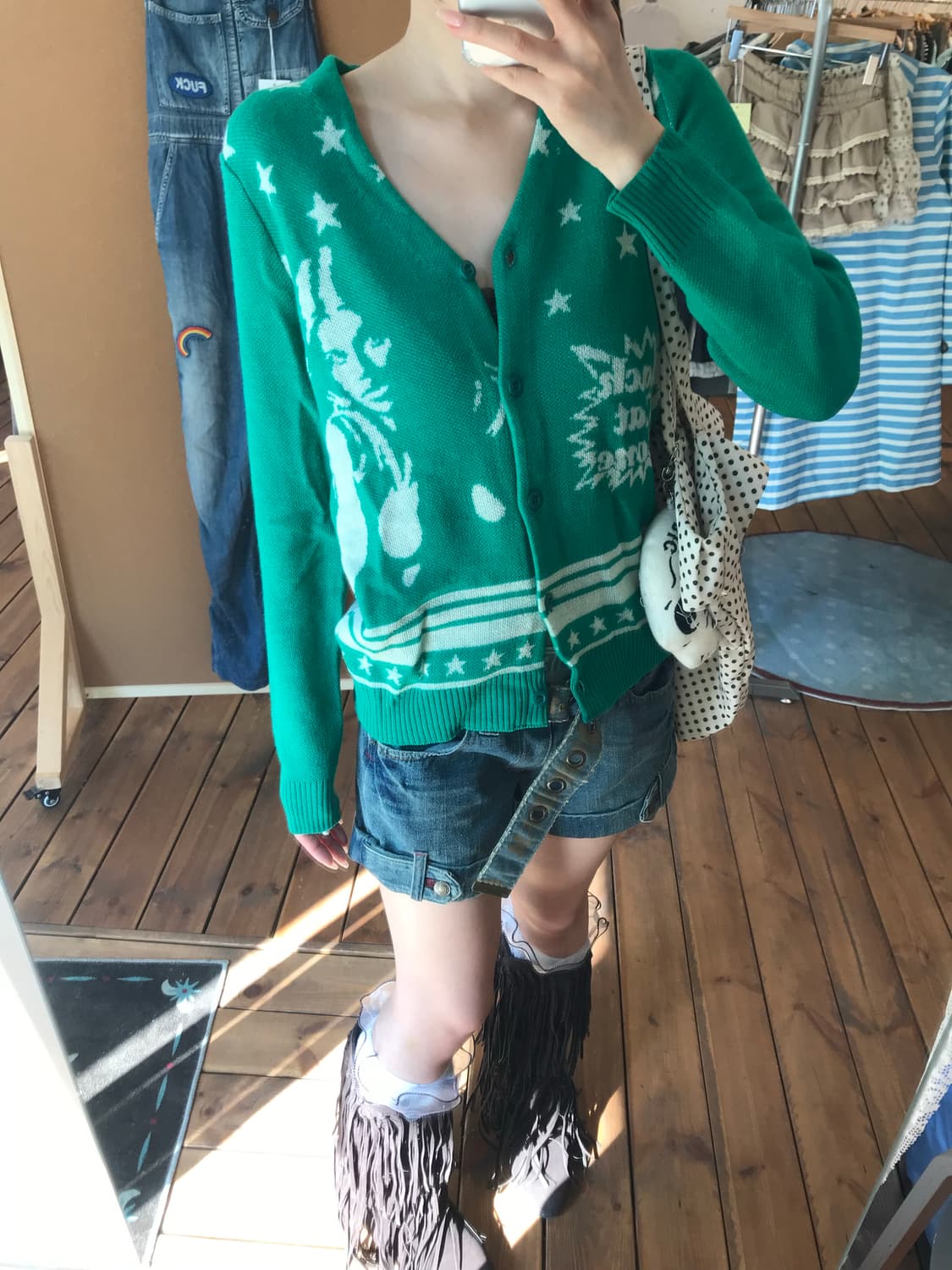 히스테릭글래머 스타 가디건 상품이미지4