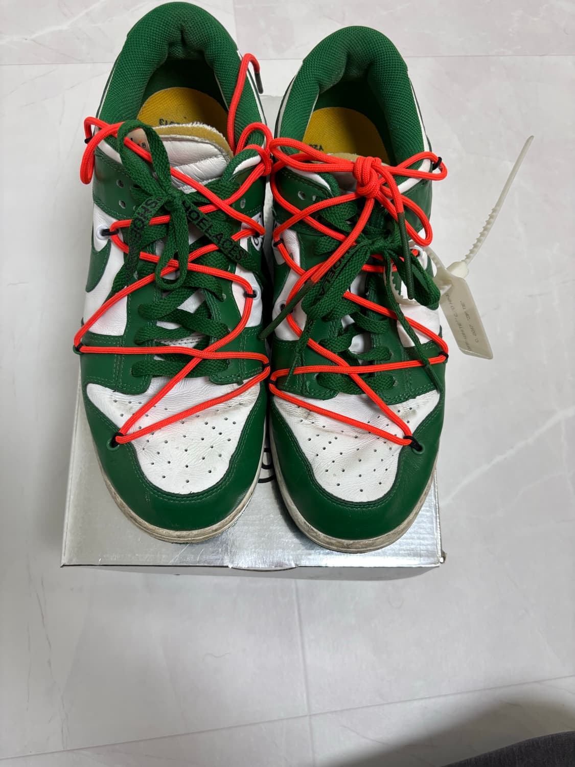 나이키 오프화이트 덩크 그린 상품이미지4