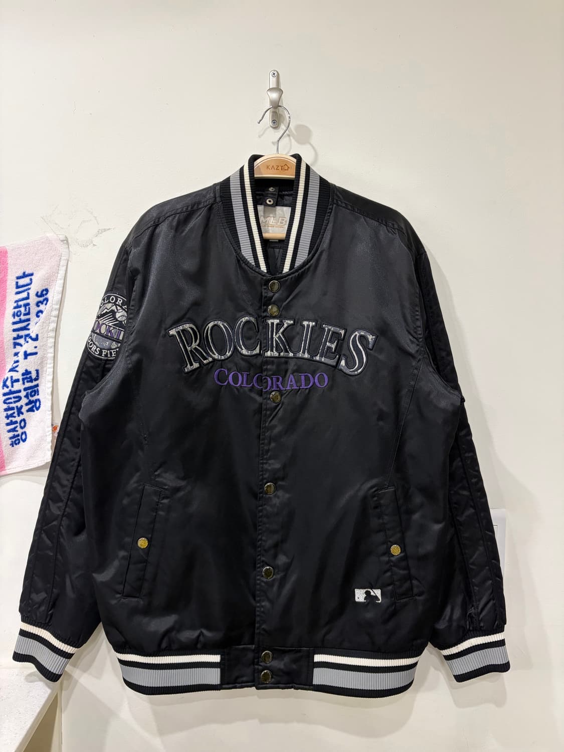 374. 엠엘비 콜로라도 로키스 바시티자켓 상품이미지1