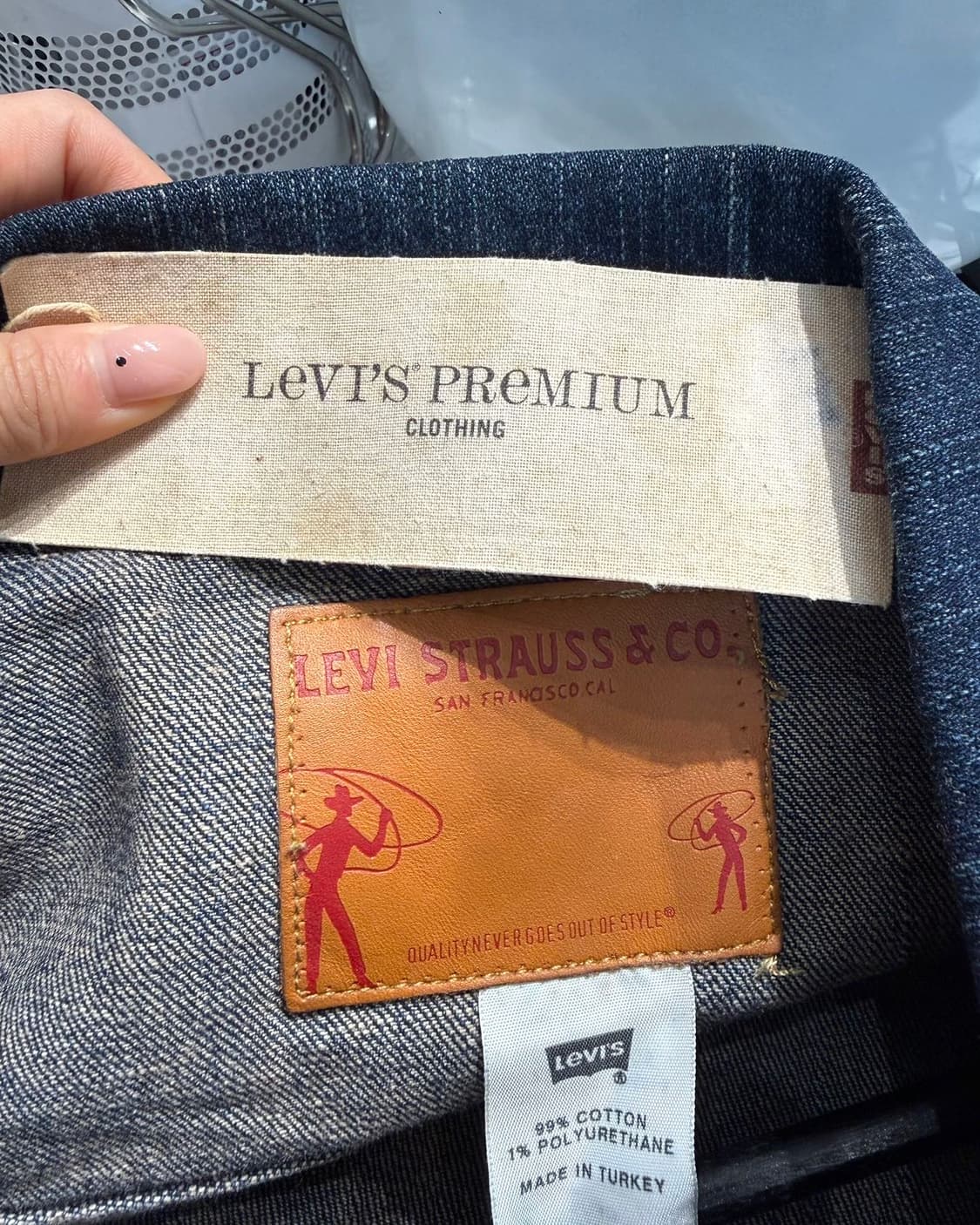 리바이스 프리미엄 크롭 데님 자켓  상품이미지8