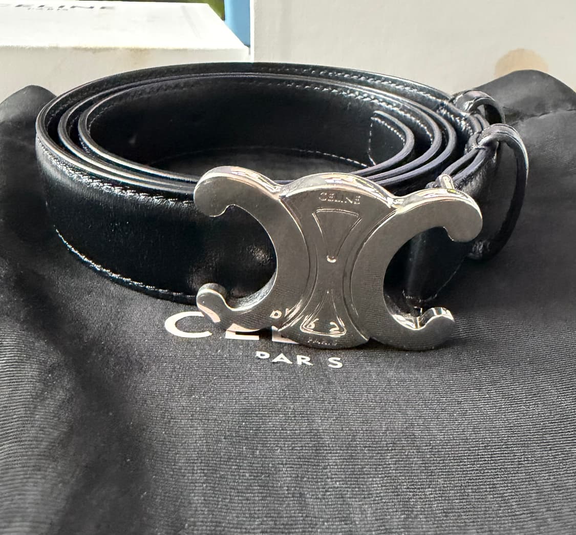 셀린느 트리옹프 벨트 은장 85사이즈 상품이미지3