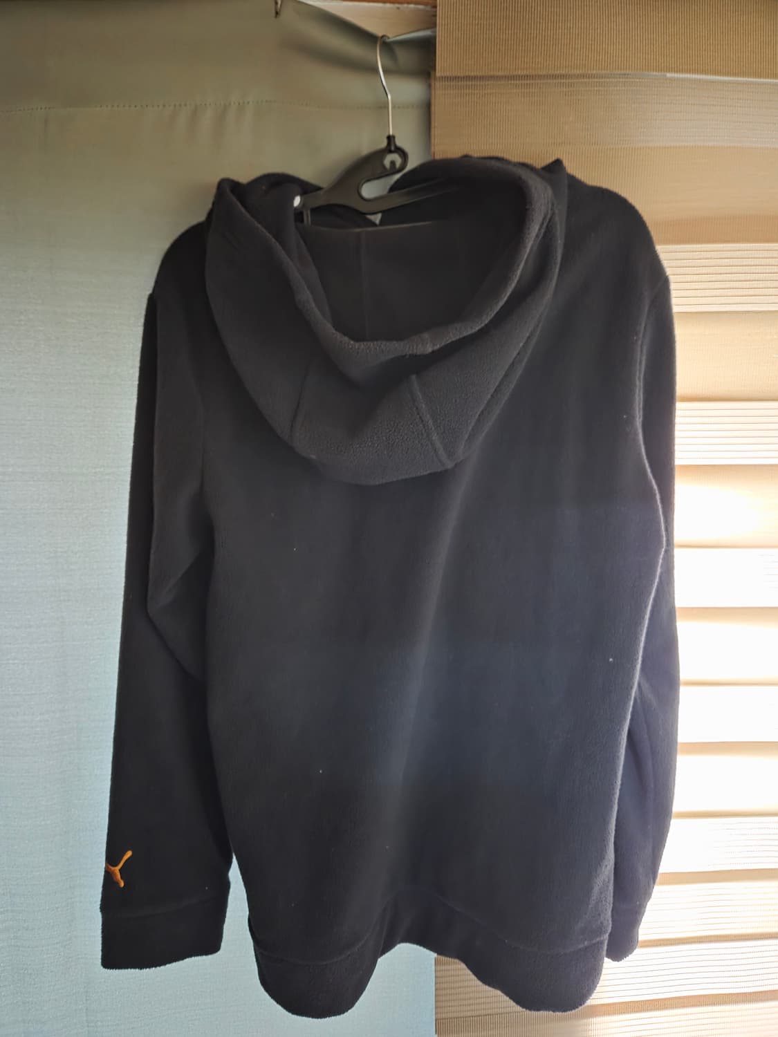 만원 급처! 푸마 빈티지 후리스 후드티 네이비 주황 상품이미지3