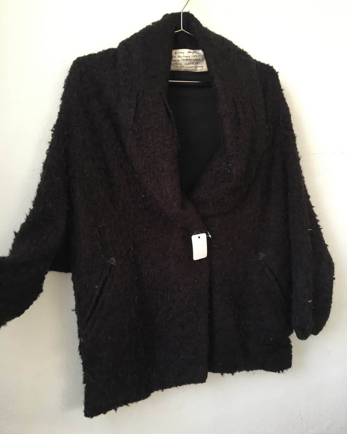 Thick neck point knit cardigan 상품이미지3