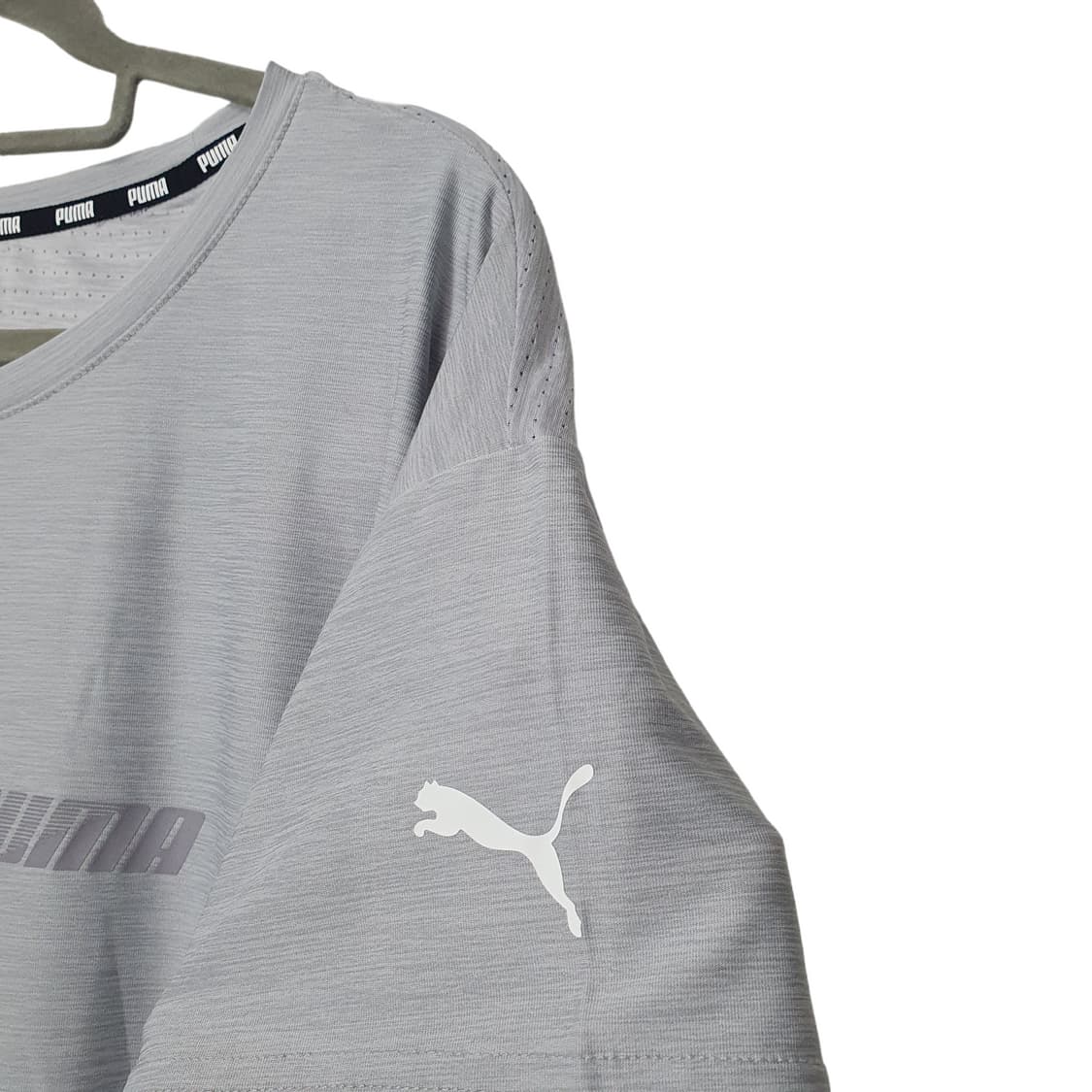 (실측 100) 푸마 기능성 실버 반팔티 상품이미지2