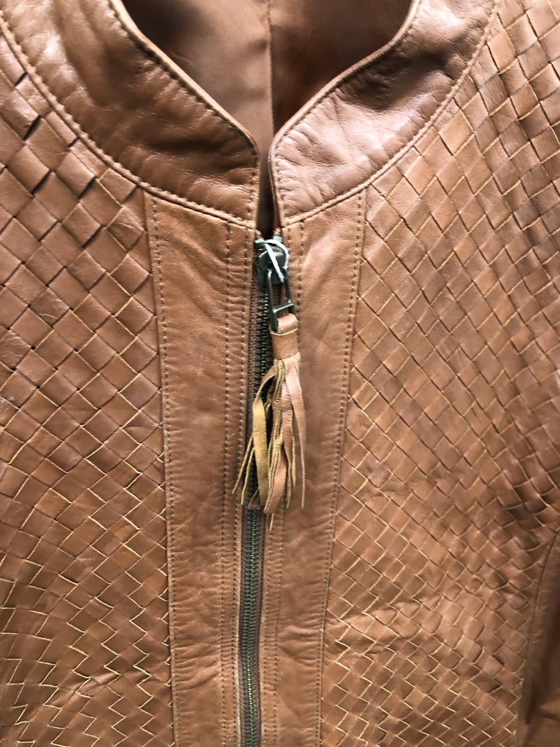 otto collection 위빙 양가죽 자켓 상품이미지3