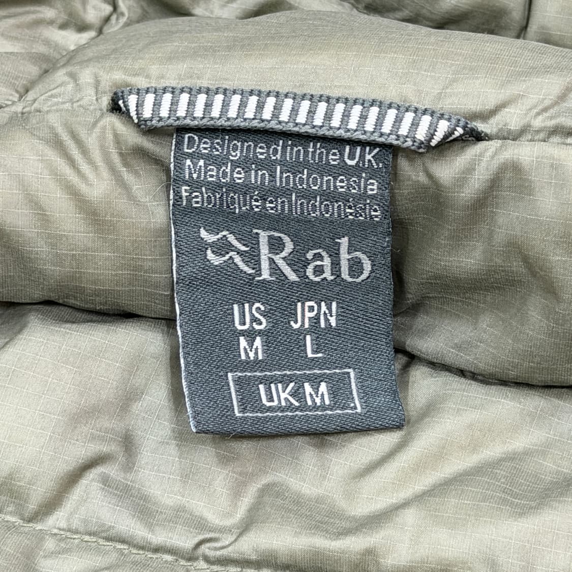 RAB 랩 마이크로라이트 알파인 경량패딩 자켓 라이트 카키 스톤 M 상품이미지5