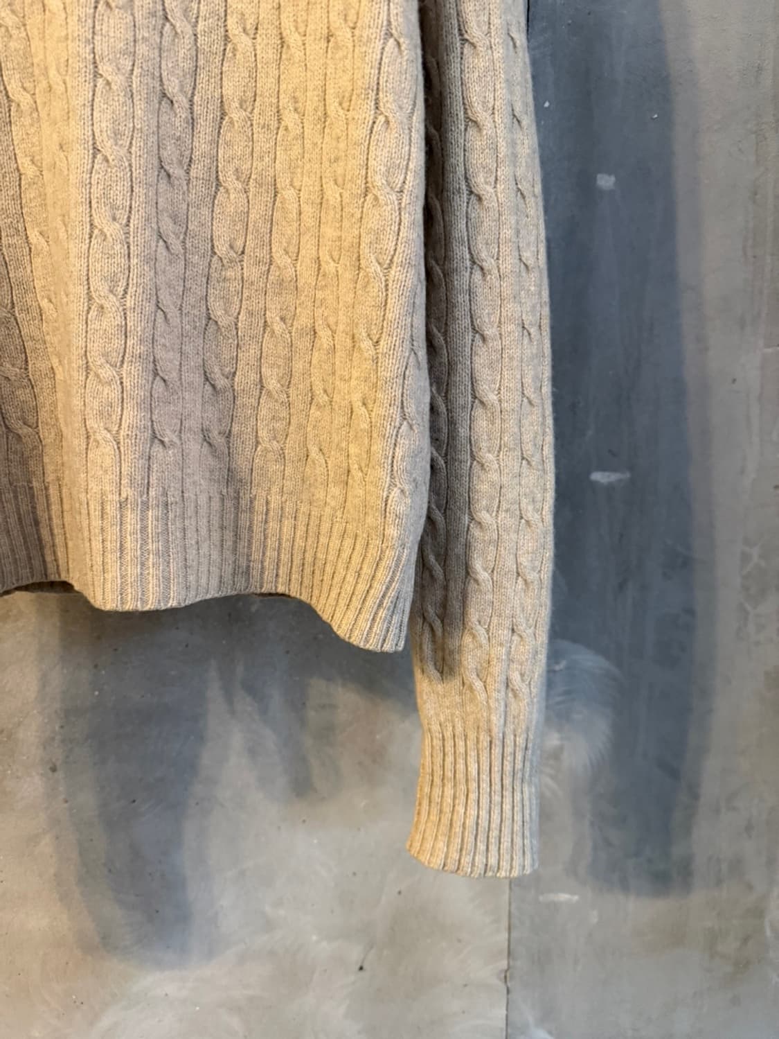 폴로 랄프로렌 램스울 케이블 니트 100 상품이미지6