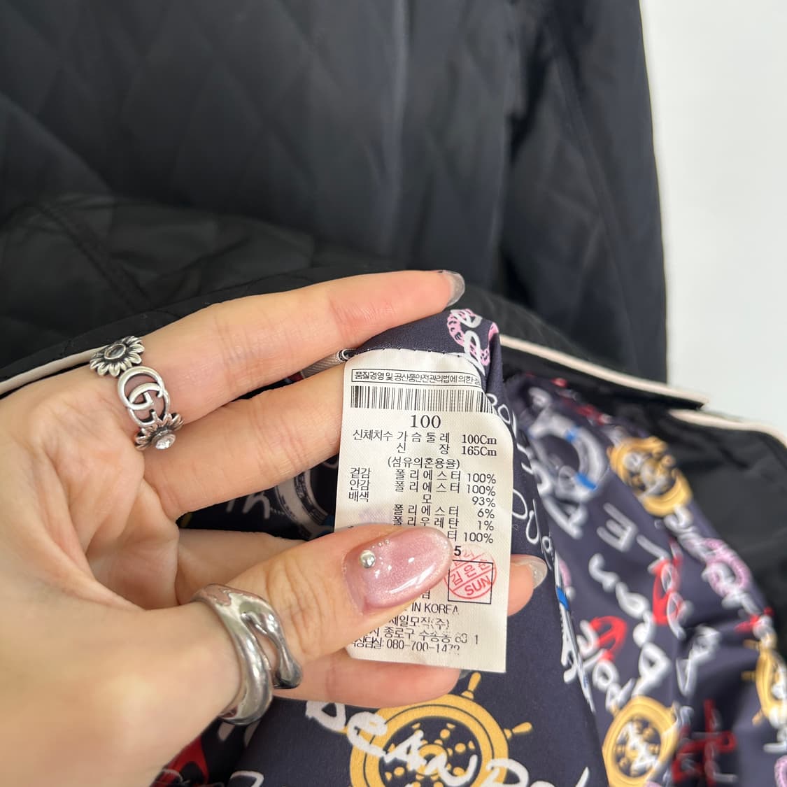 빈폴 여성 누빔 코트 100  상품이미지4