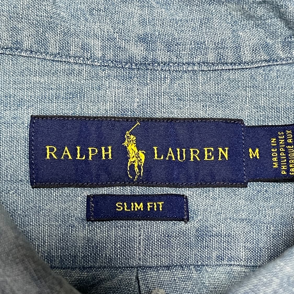 폴로랄프로렌 연청셔츠 빈티지 샴브레이 데님남방 상품이미지5