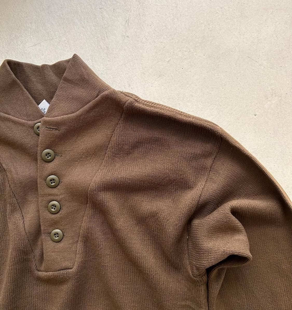 90‘s US Army 5 Button  Sweater 상품이미지3