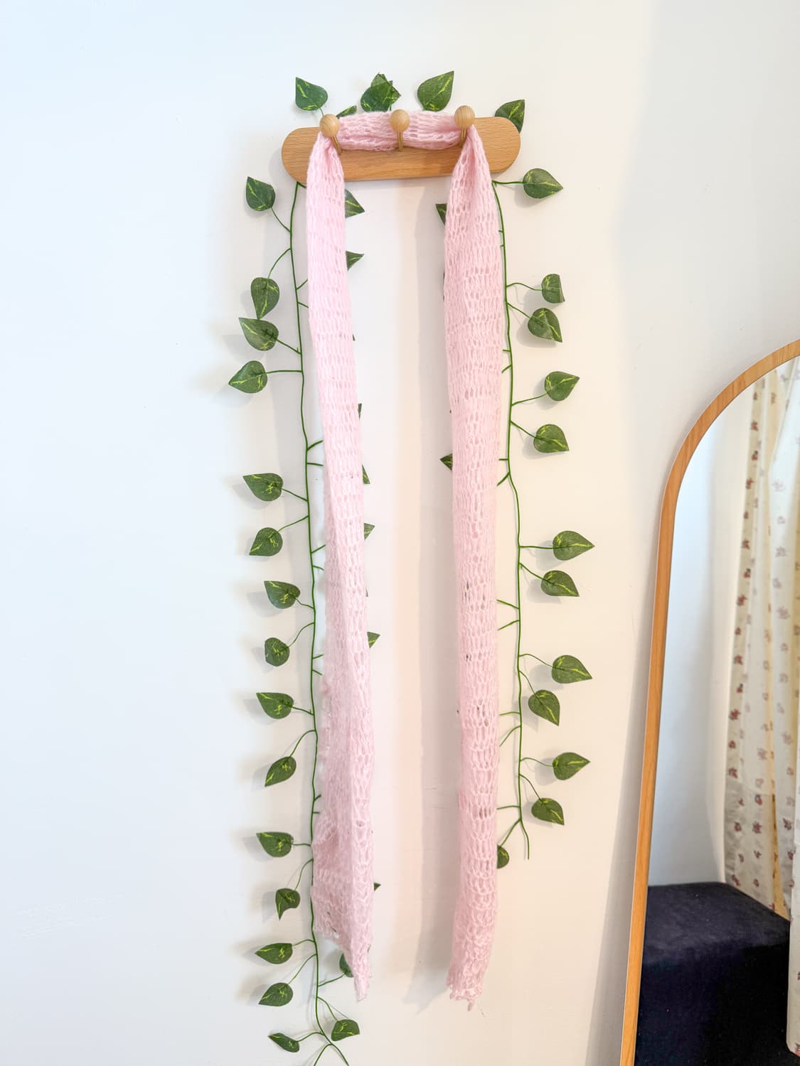 딸기우유 니트 머플러 상품이미지2