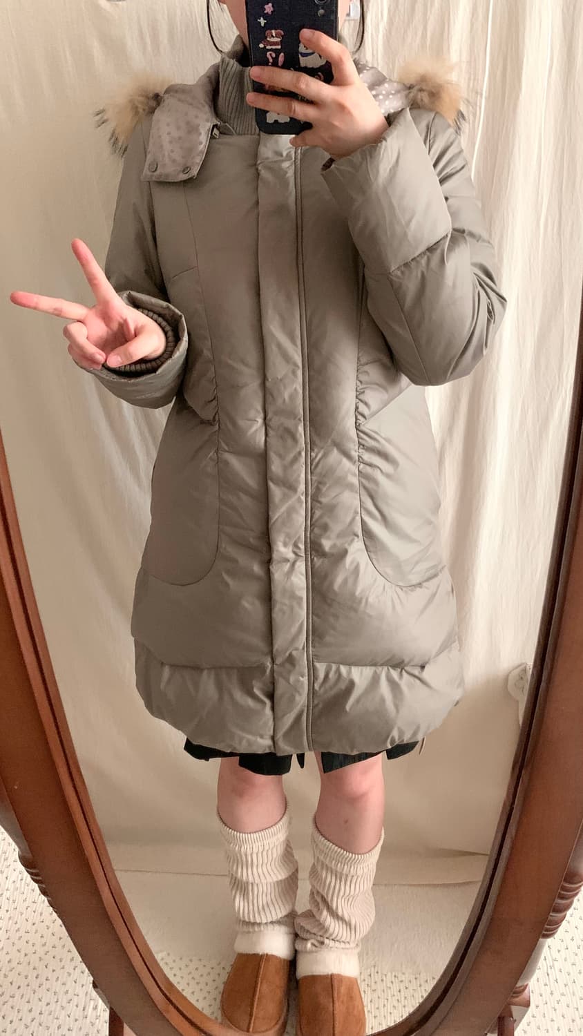 grove 오리털 도트 벌룬 패딩 상품이미지2