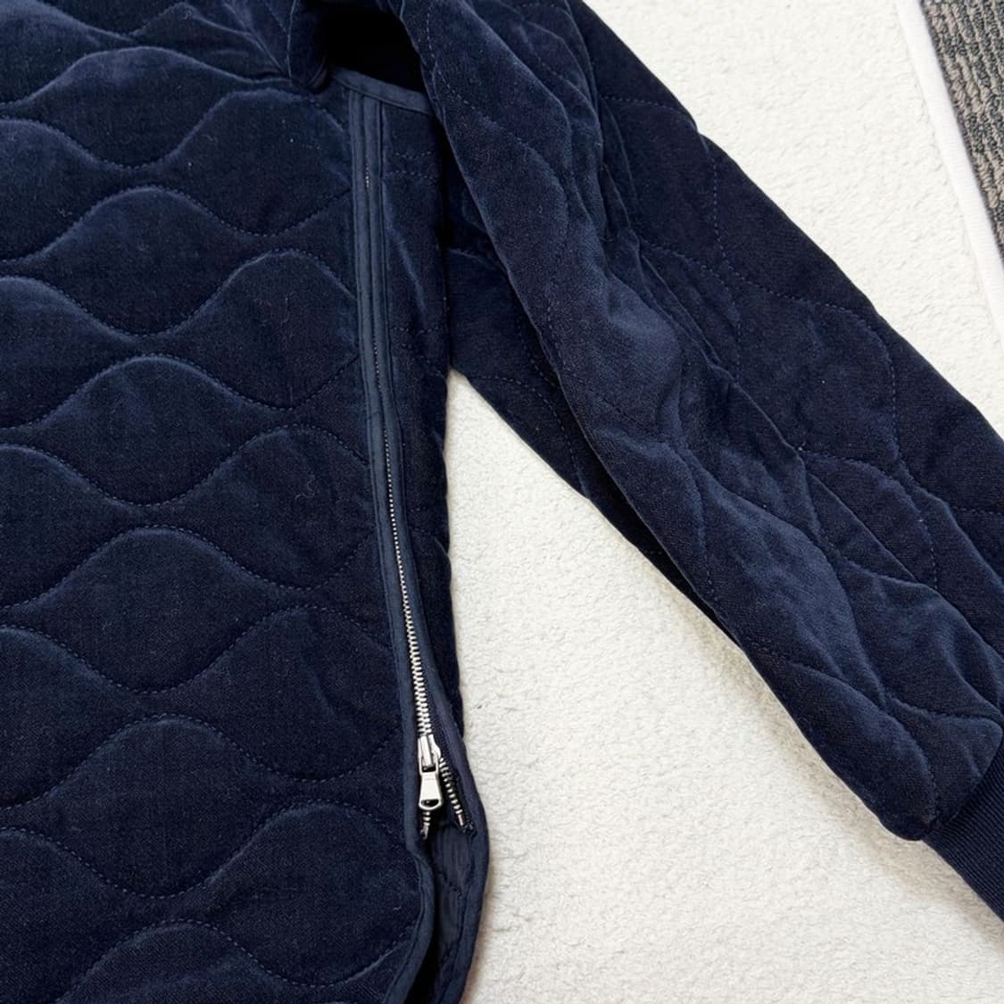TOM GREYHOUND 네이비 퀼팅 자켓 S 상품이미지7