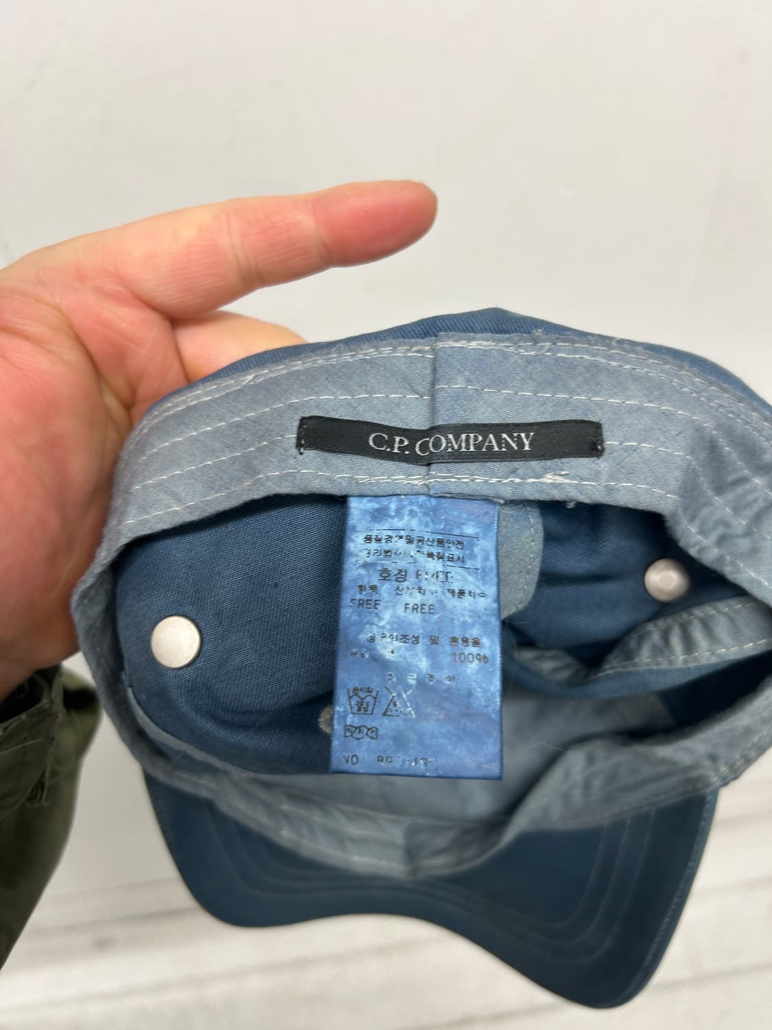 C.P. Company 블루 볼캡 상품이미지5