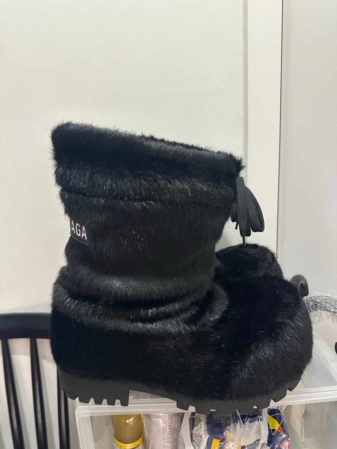 발렌시아가 알래스카 부츠 퍼 41-42 상품이미지4