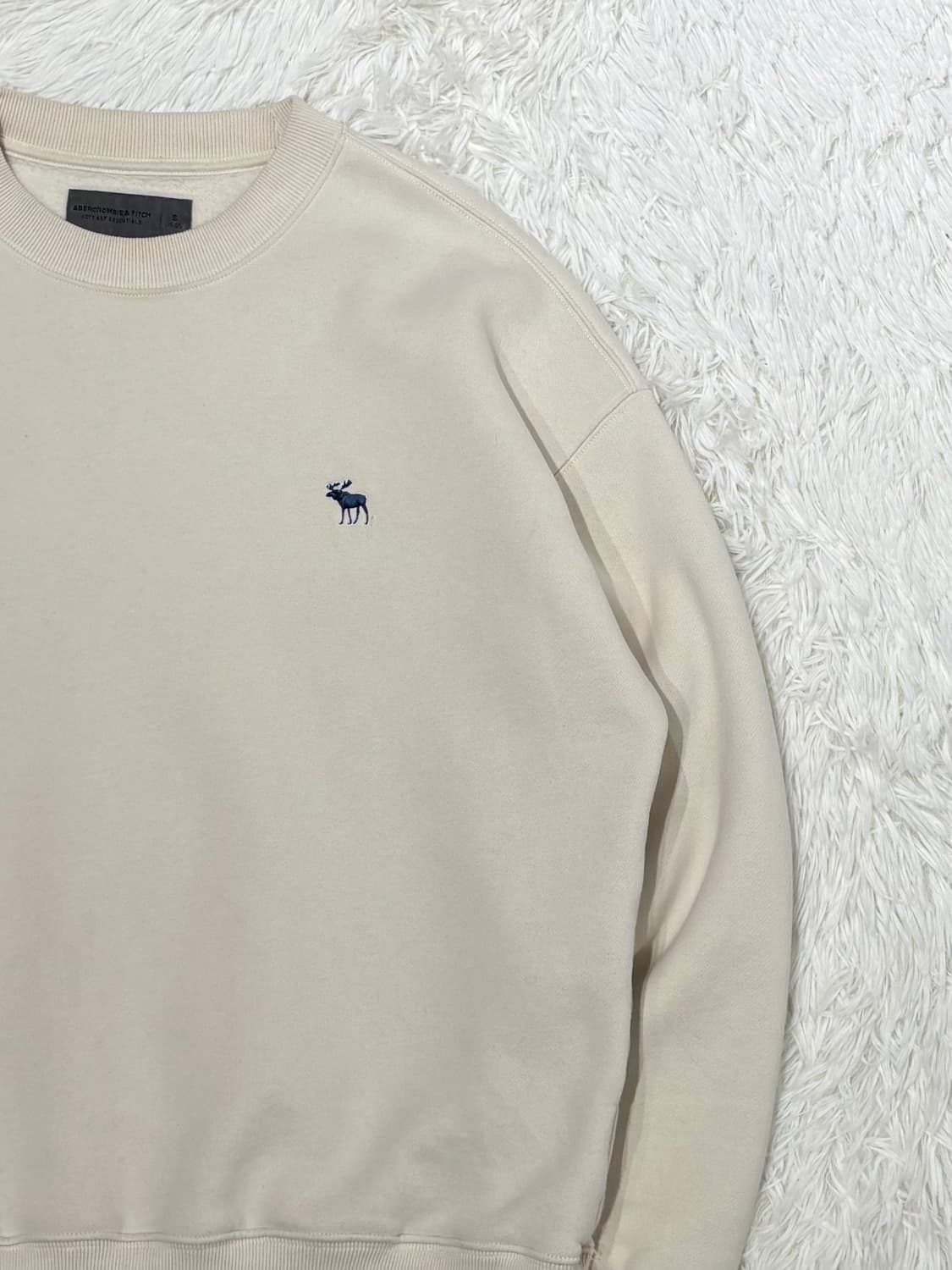 아베크롬비 스몰로고 크림 맨투맨 상품이미지6