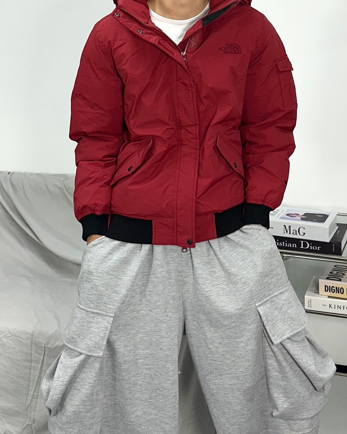 노스페이스 딥레드 패딩 95 상품이미지1