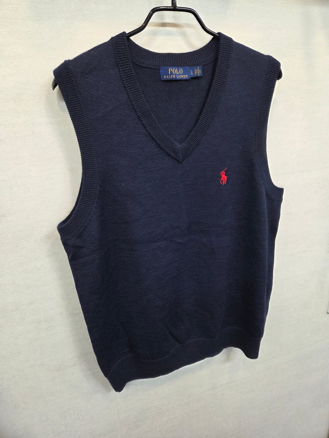폴로랄프로렌 니트 조끼 다크네이비 Lg 상품이미지6