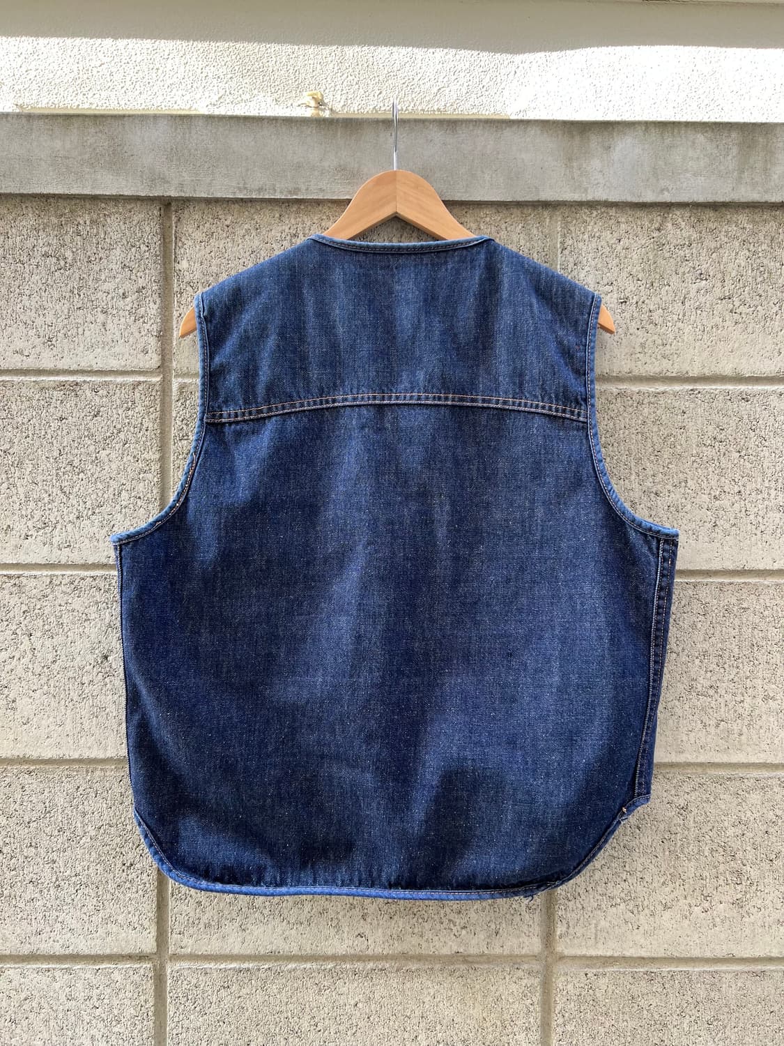 1970s SEARS ROEBUCKS DENIM 빈티지데님쉐르파베스트 상품이미지2
