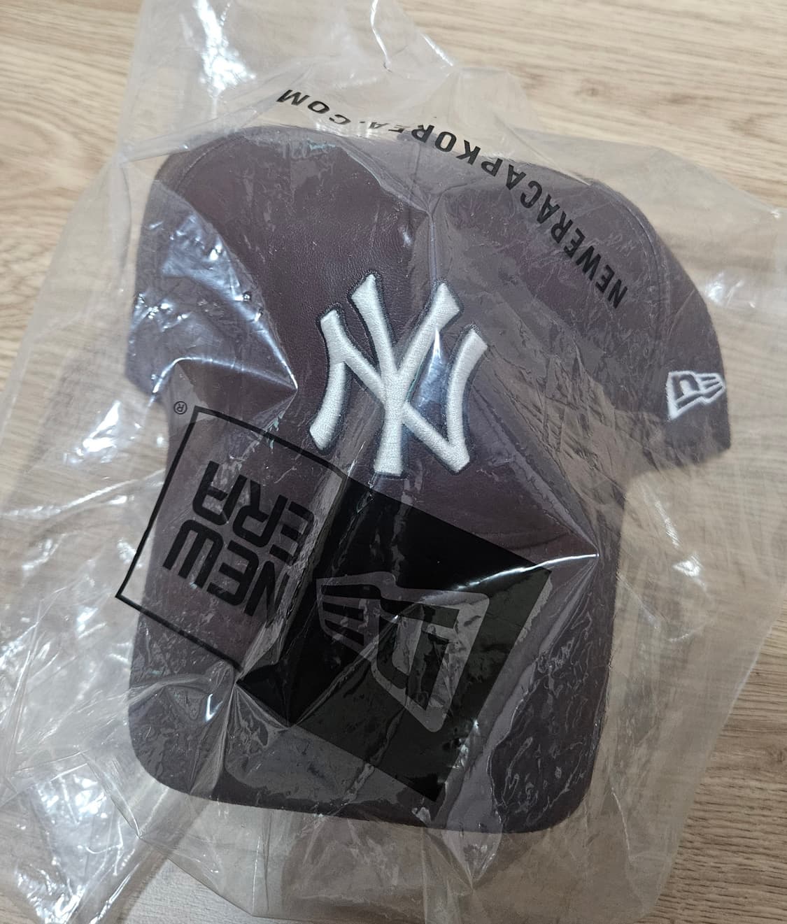 MLB 뉴욕 양키스 레더 볼캡 카디널 상품이미지2