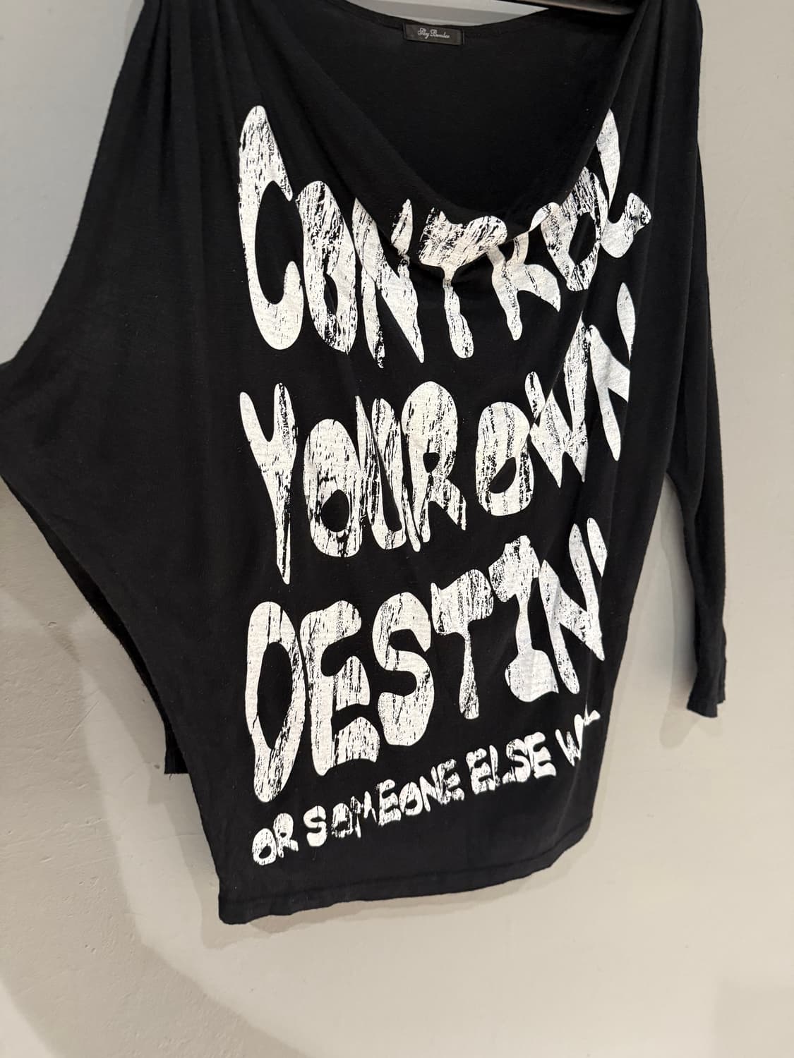 draped detail lettering long sleeve 상품이미지9