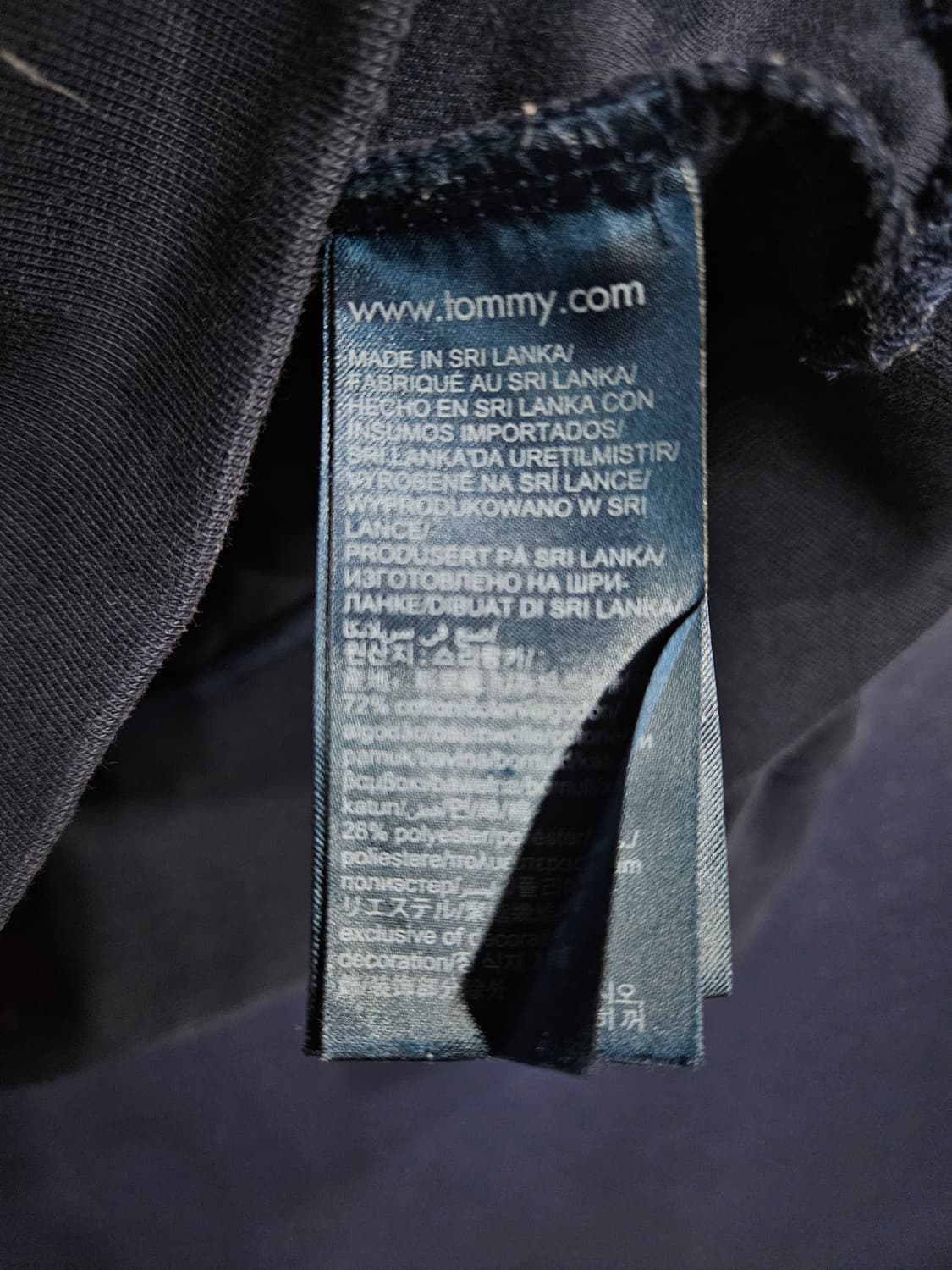 타미힐피커 네이비컬러 남성 105 맨투맨  상품이미지8