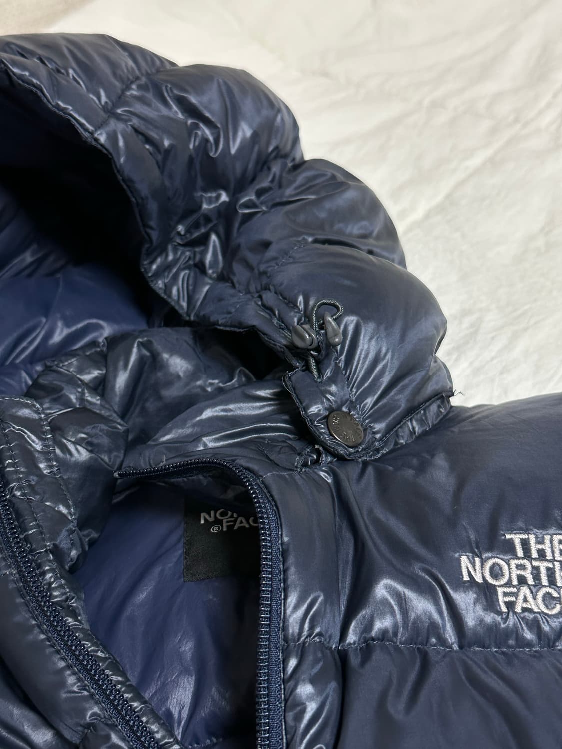 노스페이스 700 구스다운 경량패딩 네이비 90 스몰여성 상품이미지8