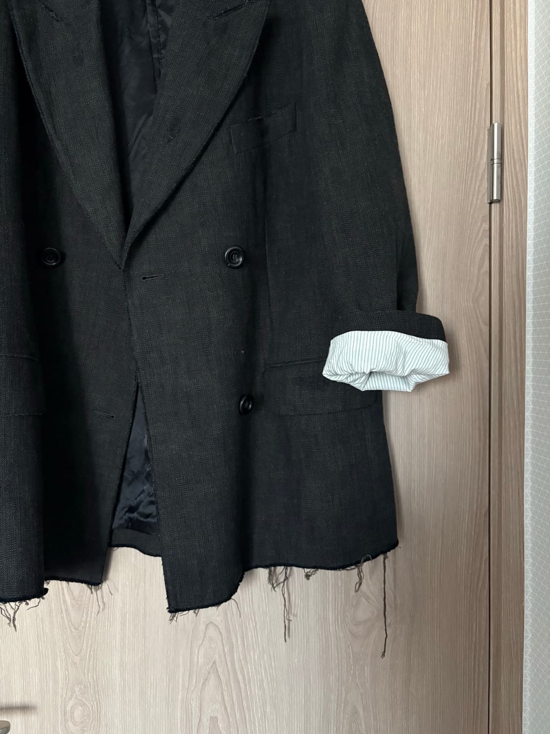 아크네 스튜디오 울 더블 브레스티드 블레이저/ EU 40 상품이미지2