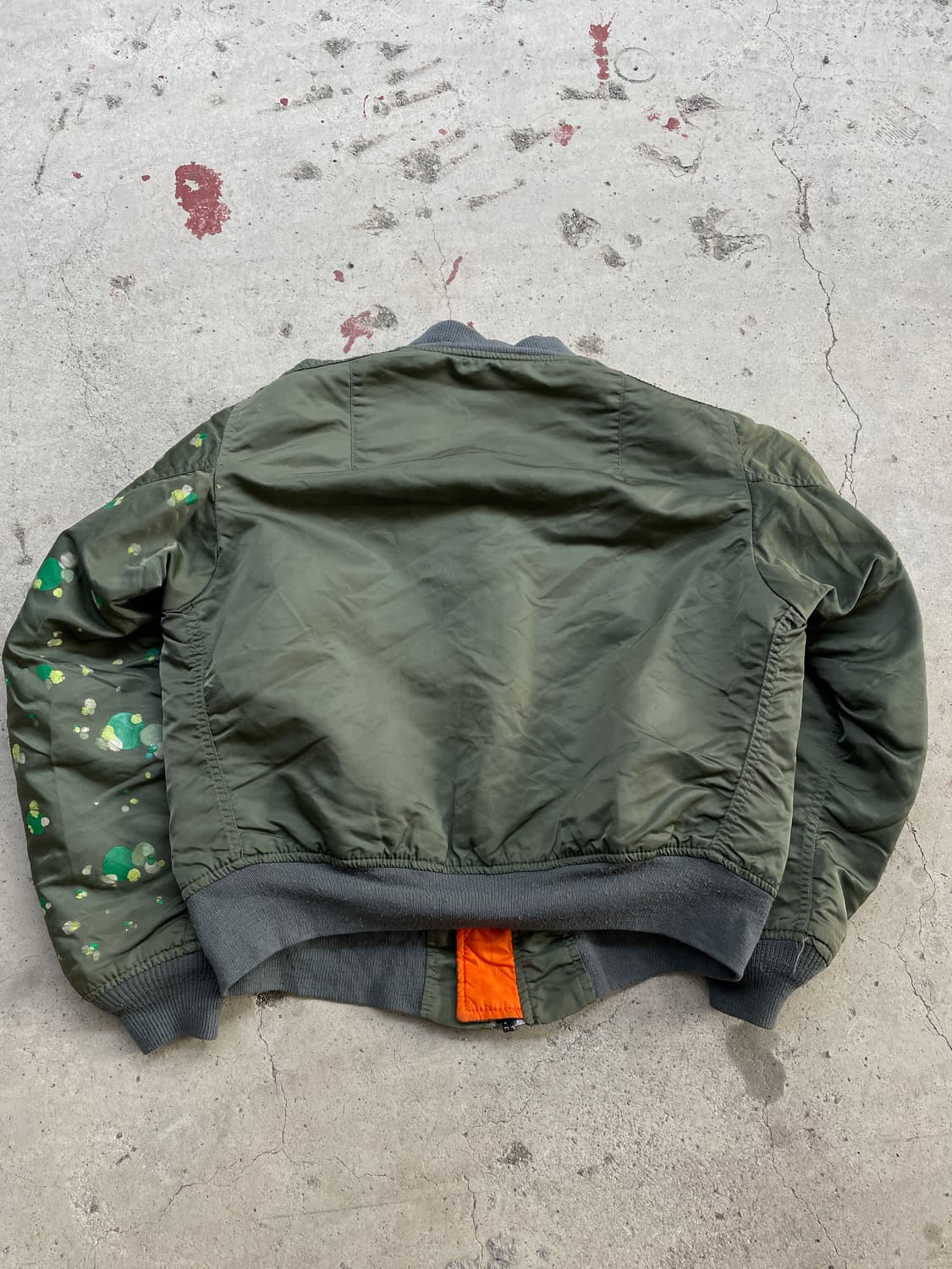 90s AlphaIndustries Custom MA-1(USAMade) 상품이미지7