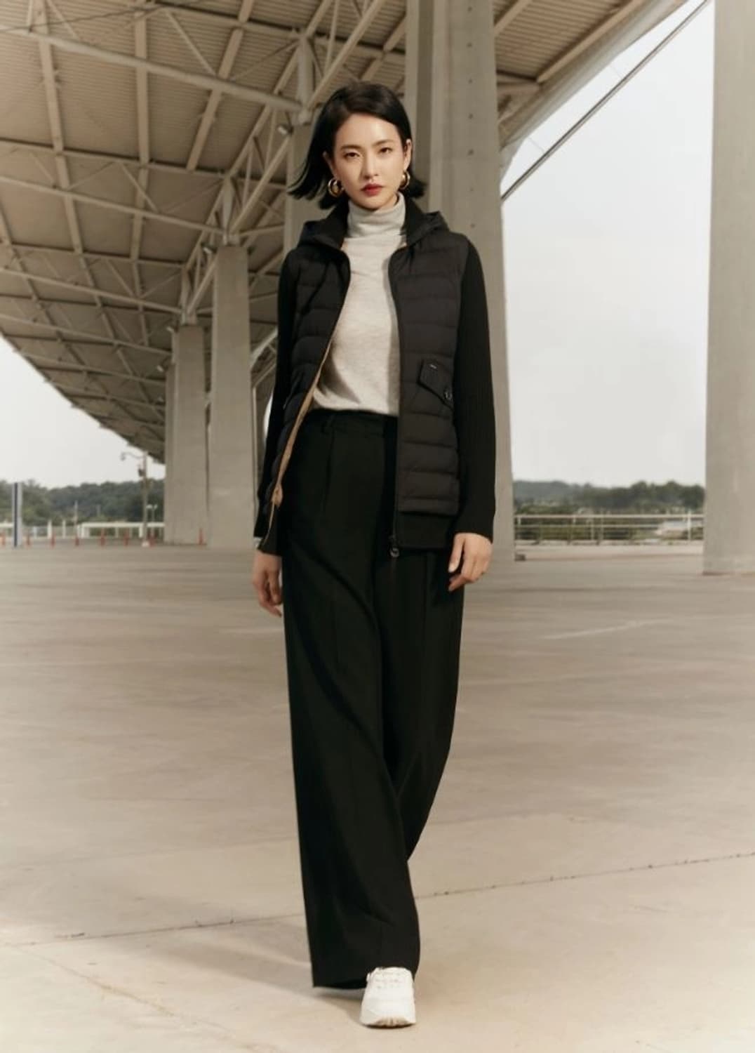 90 ) GEOSPIRIT 지오스피릿 여성 구스 니트패딩 상품이미지2