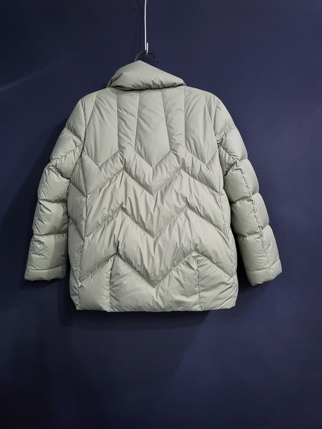 퀼딩 넥 구스다운 포켓밍크 패딩 상품이미지6