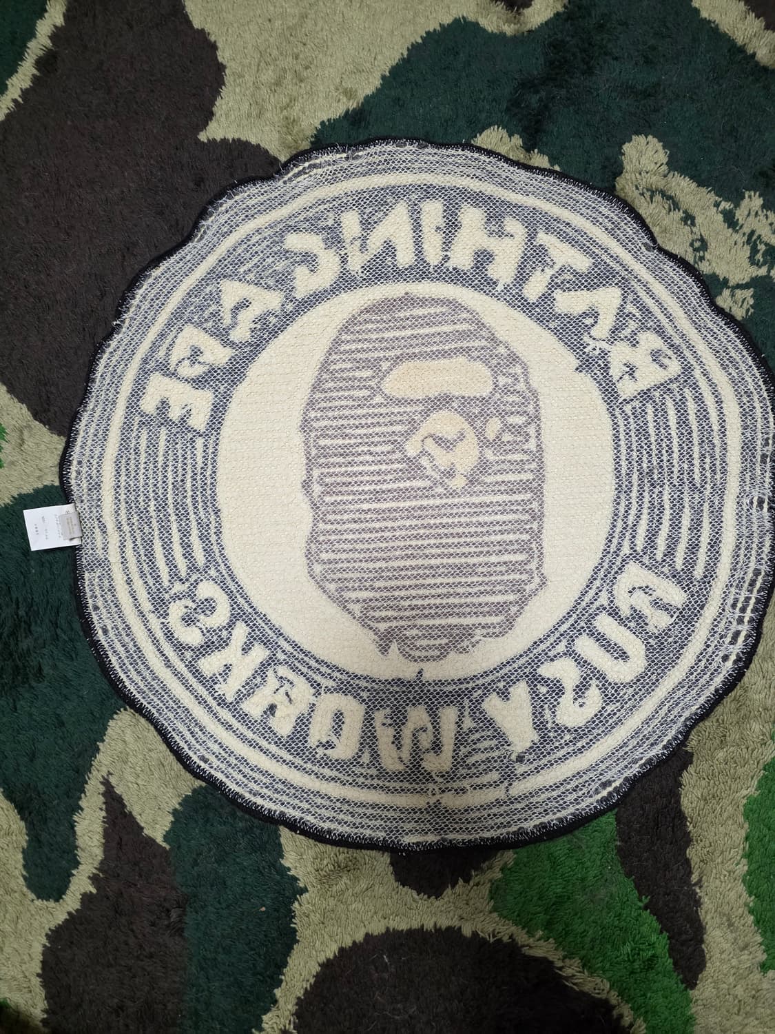 [OS] 베이프 비지워크 라운드 러그 상품이미지3