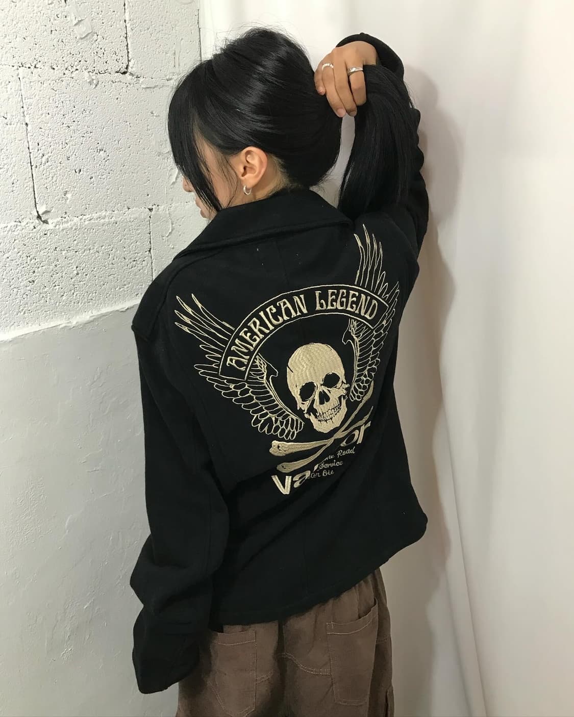 Vanson Skull Embroidery JK 상품이미지1