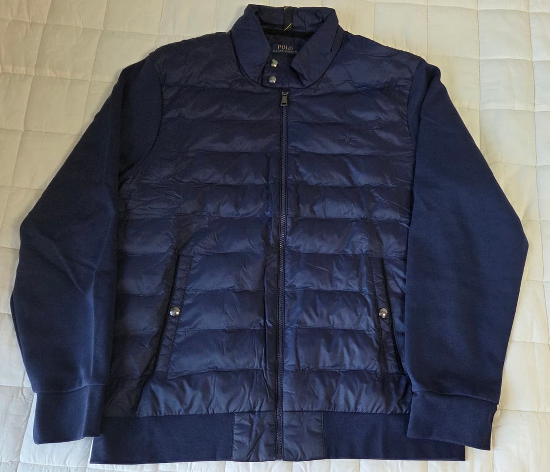 폴로랄프로렌 하이브리드 더블니트 패딩 자켓 L 상품이미지3