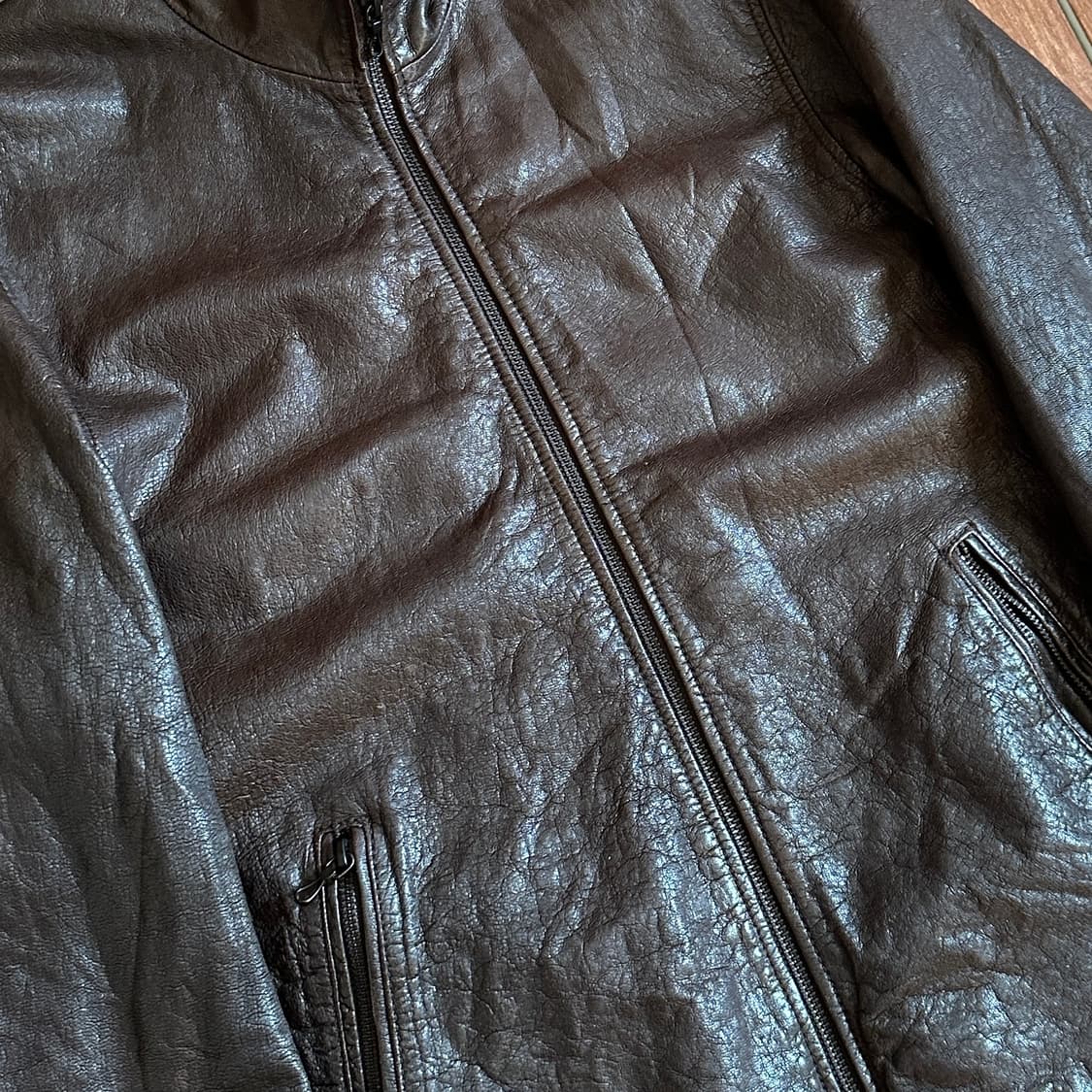Nano universe goat skin leather jacket 상품이미지3