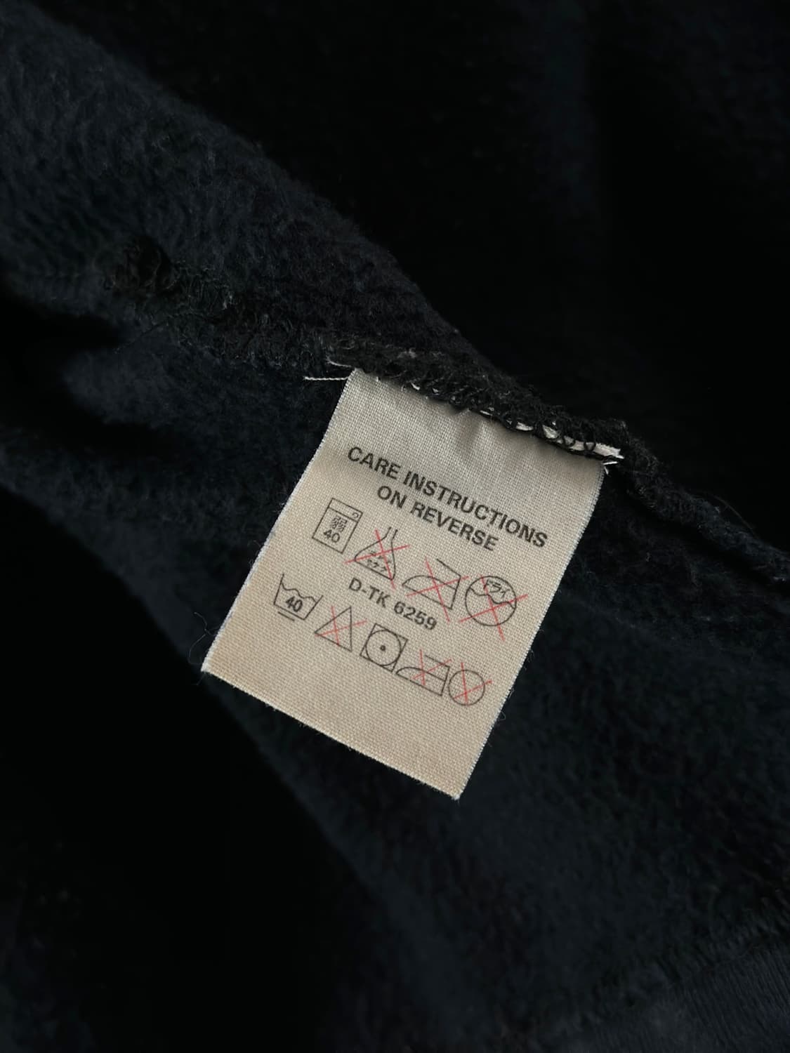 90~00s 빈티지 DKNY Athletic 페이디드 블랙 집업 후디 상품이미지10