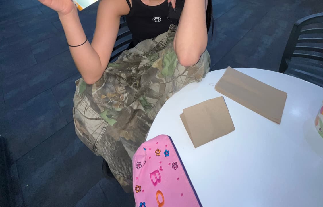 빈티지 카모 forest 멜빵팬츠 상품이미지4